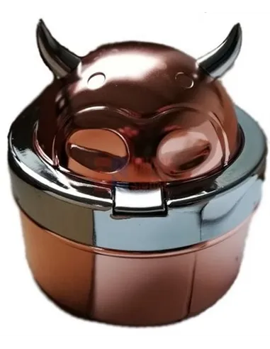 11514 Пепельница металлическая "Cow hinge" "розовое золото"