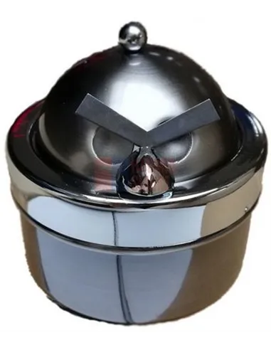 11515 Пепельница металлическая "Bird hinge" "серебристая"