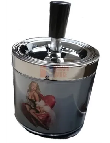 11519 Пепельница металлическая "Pin up 2"