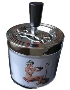 11520 Пепельница металлическая "Pin up 3"