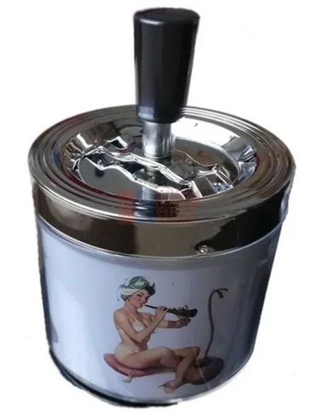 11520 Пепельница металлическая "Pin up 3"