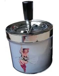 11521 Пепельница металлическая "Pin up 4"