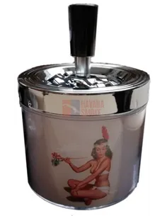 11522 Пепельница металлическая "Pin up 5"