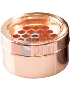 11525 Пепельница металлическая "Сетка" "розовое золото"