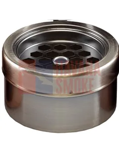 11526 Пепельница металлическая "Сетка" "металлик"