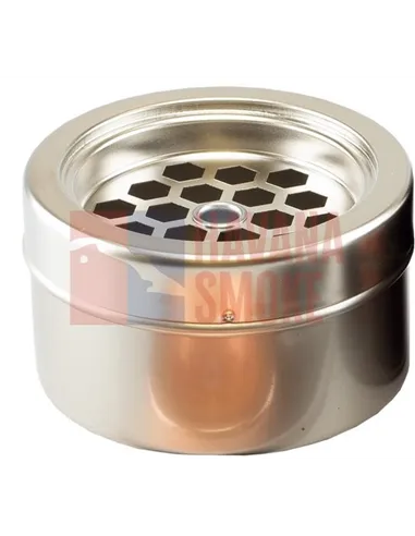 11527 Пепельница металлическая "Сетка" "серебристая"