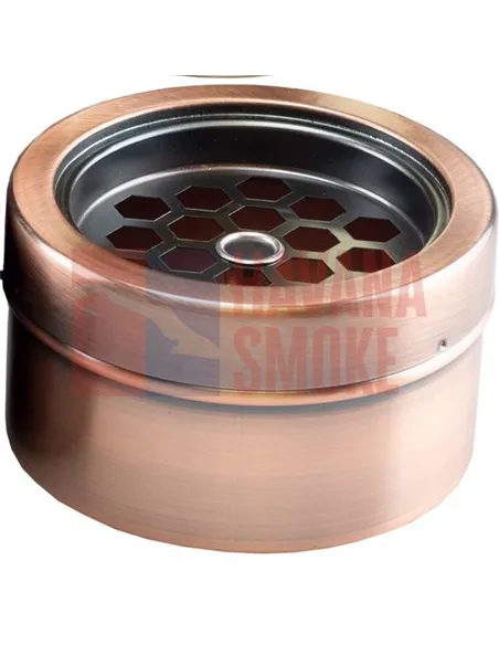 11528 Пепельница металлическая "Сетка" "медная"