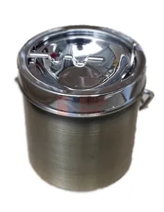 11535 Пепельница металлическая "arched inwards" "латунь"