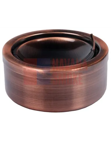 22069 Пепельница металлическая "бронза" 12см