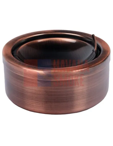 22069 Пепельница металлическая "бронза" 12см