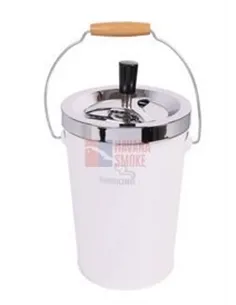 22071 Пепельница вращающаяся SMOKING XXL белая 13см