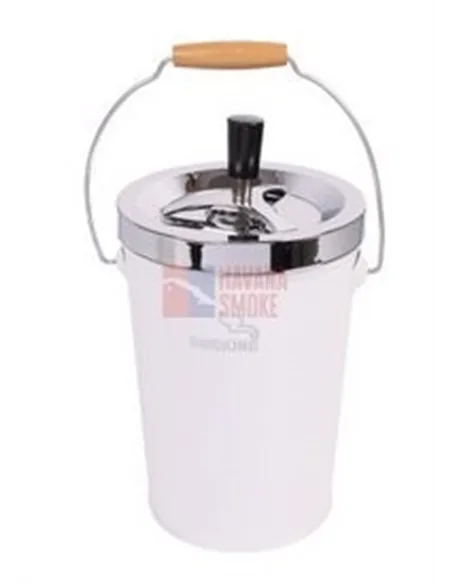 22071 Пепельница вращающаяся SMOKING XXL белая 13см