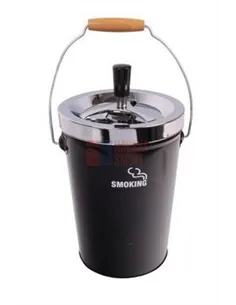 22072 Пепельница вращающаяся SMOKING XXL черная 13см