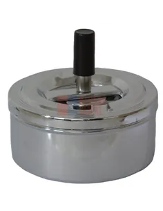 22340 Пепельница вращающаяся хром 110 мм