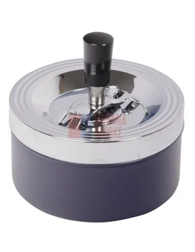 22342 Пепельница вращающаяся синяя 110 мм
