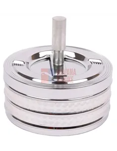 22354 Пепельница вращающаяся хром блестящая 110 мм 