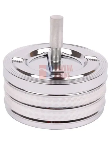 22354 Пепельница вращающаяся хром блестящая 110 мм 