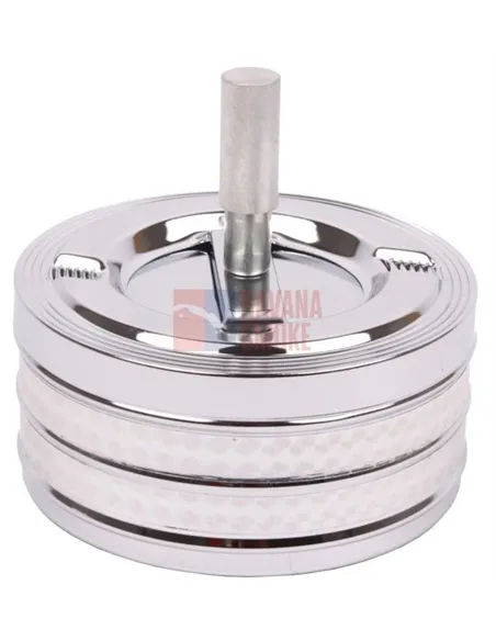 22354 Пепельница вращающаяся хром блестящая 110 мм 
