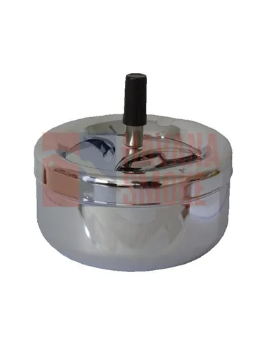 22370 Пепельница вращающаяся хром 130 мм