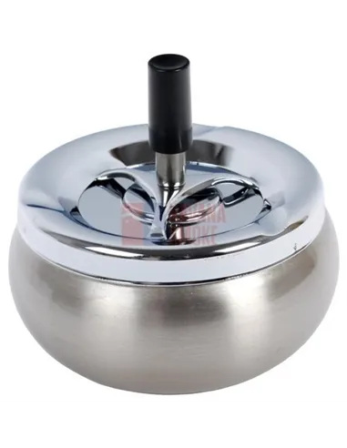 22402 Пепельница вращающаяся хром матовая 110 мм