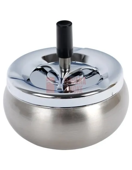 22402 Пепельница вращающаяся хром матовая 110 мм