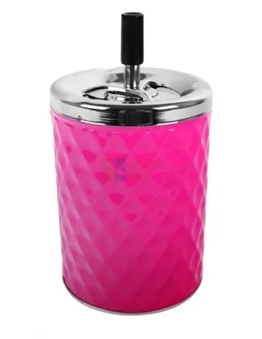 22417 Пепельница вращающаяся розовая 110х205 мм