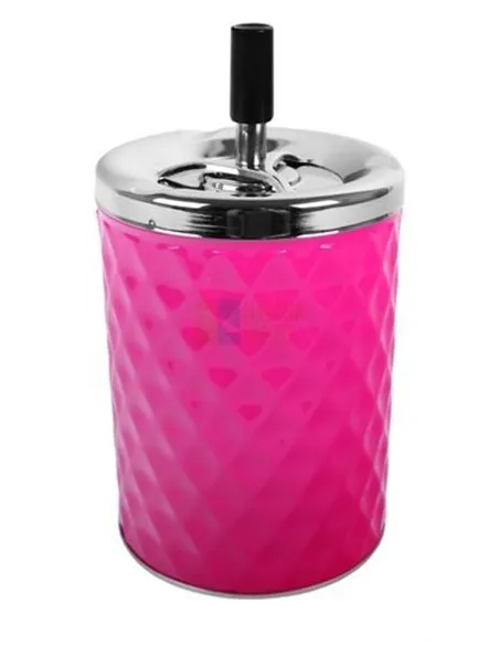 22417 Пепельница вращающаяся розовая 110х205 мм