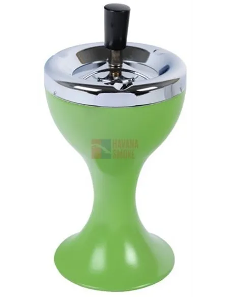 22443 Пепельница вращающаяся чаша зеленая 110мм *SALE*