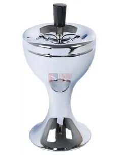 22445 Пепельница вращающаяся чаша хром 110мм