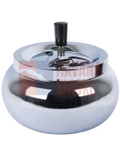 22492 Пепельница вращающаяся металлик 115мм