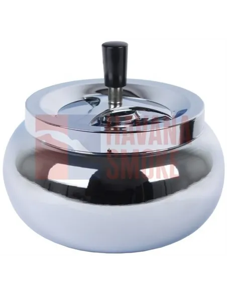 22492 Пепельница вращающаяся металлик 115мм