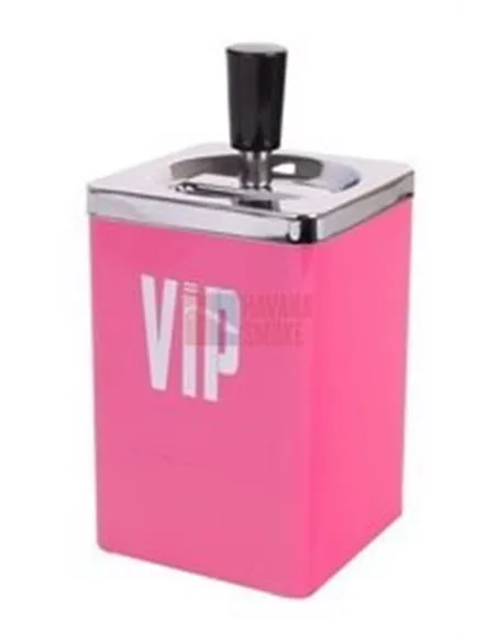 22496 Пепельница вращающаяся VIP розовая квадратная *SALE*