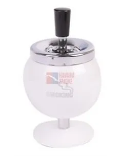 22513 Пепельница вращающаяся белая SMOKING 75 мм