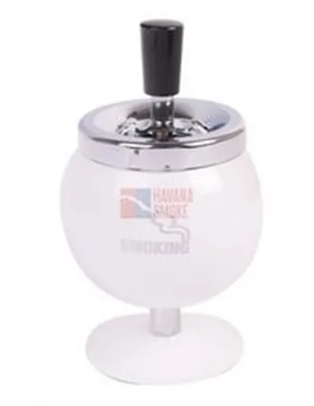 22513 Пепельница вращающаяся белая SMOKING 75 мм