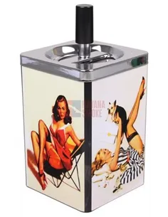 22541 Пепельница вращающаяся квадратная "Dolly"