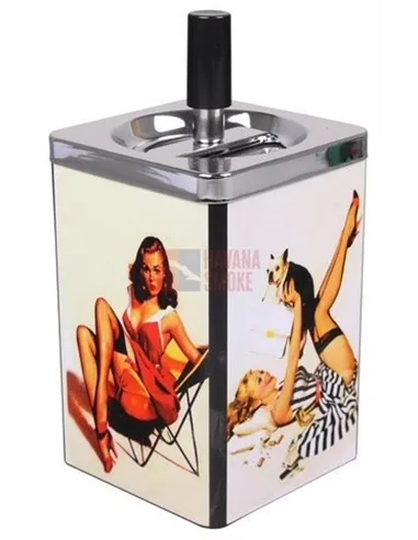 22541 Пепельница вращающаяся квадратная "Dolly"