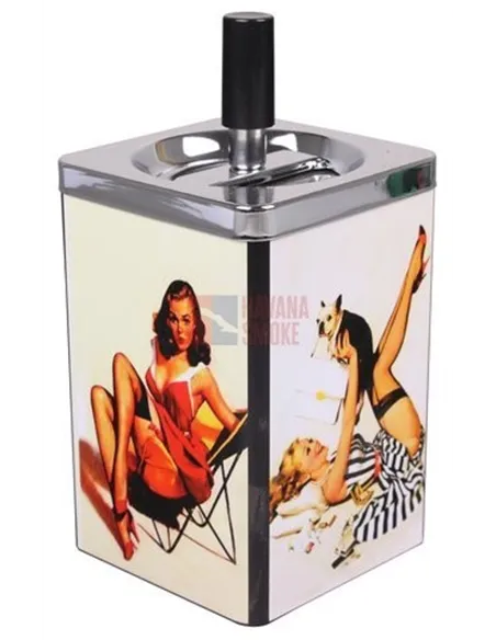 22541 Пепельница вращающаяся квадратная "Dolly"