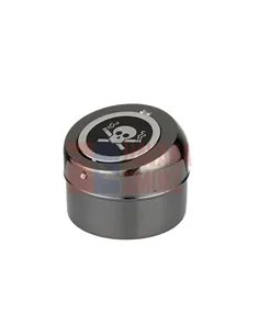 400014 Пепельница настольная хром "череп"