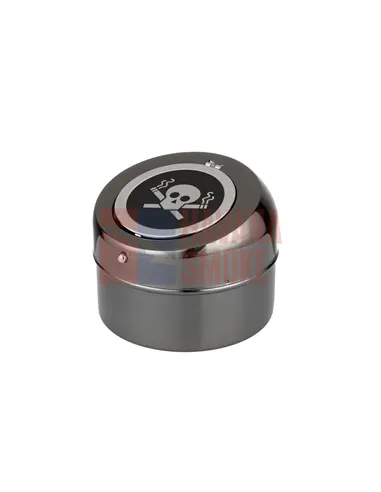 400014 Пепельница настольная хром "череп"