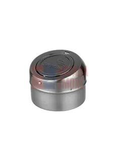 400015 Пепельница настольная серебристая "SMOKING"