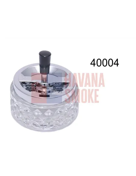 400040 Пепельница вращающаяся стекло 11см