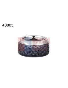 400050 Пепельница голубое стекло 11см