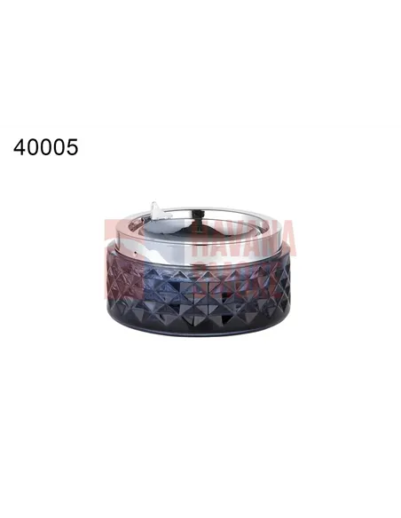 400050 Пепельница голубое стекло 11см