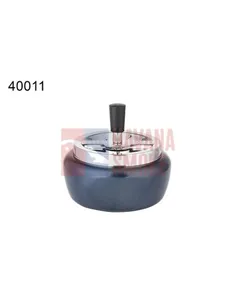 40011A Пепельница вращающаяся 110мм, черная
