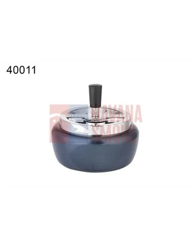 40011A Пепельница вращающаяся 110мм, черная