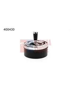 40043А Пепельница вращающаяся черная 110 мм