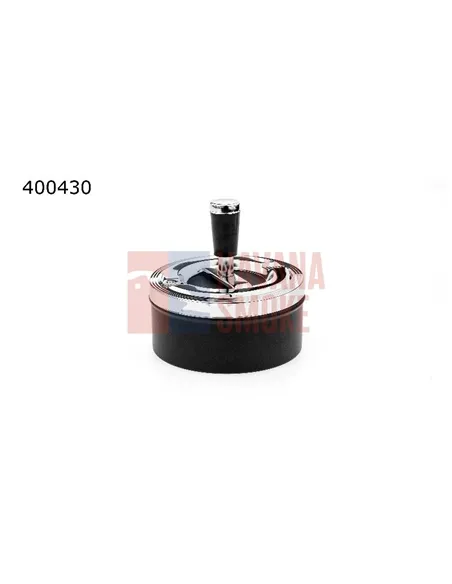 40043А Пепельница вращающаяся черная 110 мм