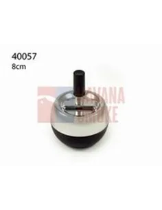 40057А Пепельница вращающаяся черная/хром 80 мм
