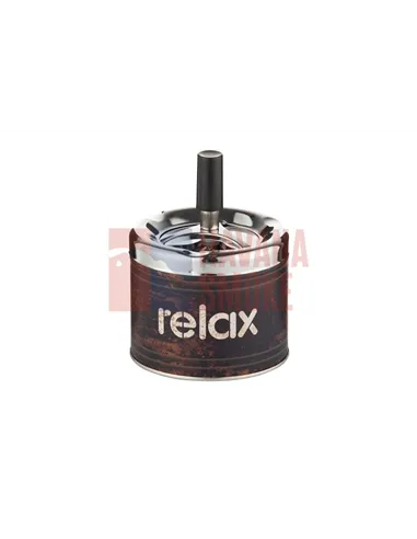 400614 Пепельница вращающаяся черная 9см