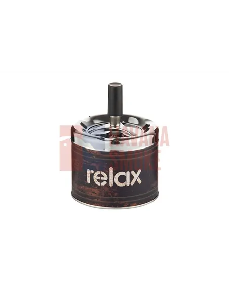 400614 Пепельница вращающаяся черная 9см